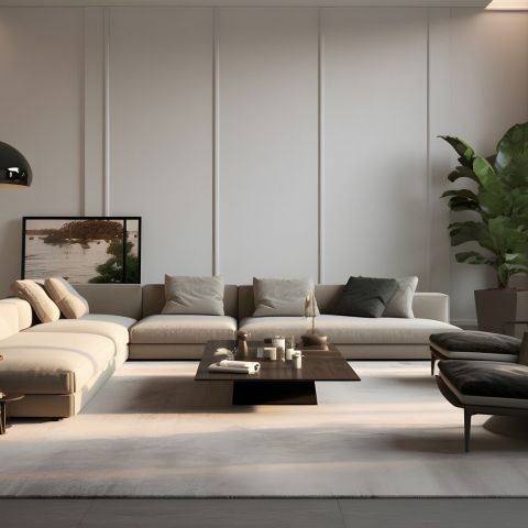Bennett Modern Spacious Living Room